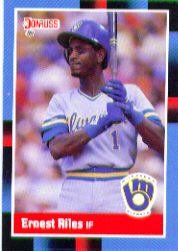 1988 Donruss Baseball Cards    478     Ernest Riles